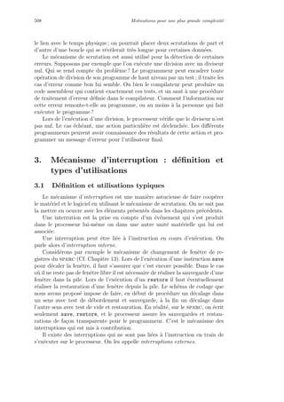 Architectures logicielles et materielles