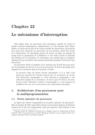 Architectures logicielles et materielles