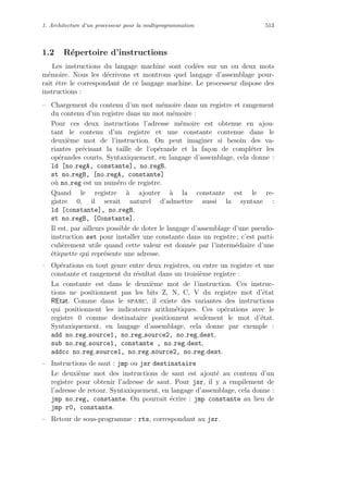 Architectures logicielles et materielles