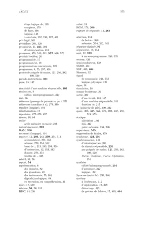 Architectures logicielles et materielles