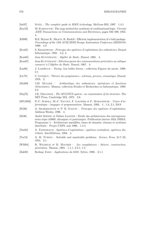 Architectures logicielles et materielles