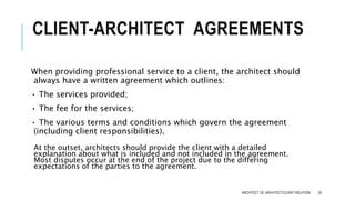 ARCHITECT Vs ARCHITECT Relations.pptx
