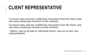 ARCHITECT Vs ARCHITECT Relations.pptx