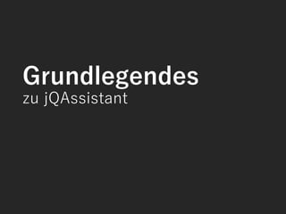 Grundlegendes
zu jQAssistant
 
