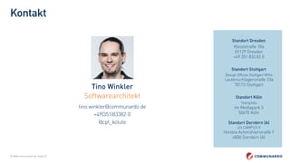 Architektur von Anwendungsintegrationen / Tino Winkler, Communardo Software GmbH
