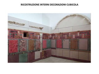 RICOSTRUZIONE INTERNI DECORAZIONI CUBICOLA
 