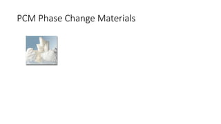PCM Phase Change Materials
 