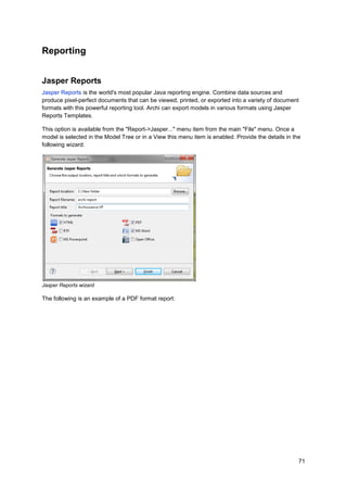 Archi user guide | PDF