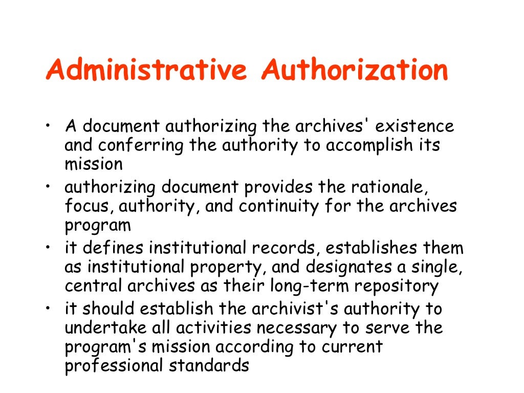 Archival Management Principles and Techniques