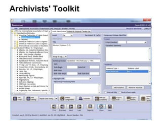Archivists' Toolkit
 