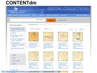 CONTENTdm
http://digitalcollections.library.gsu.edu/cdm/search/collection/MapsTest
 