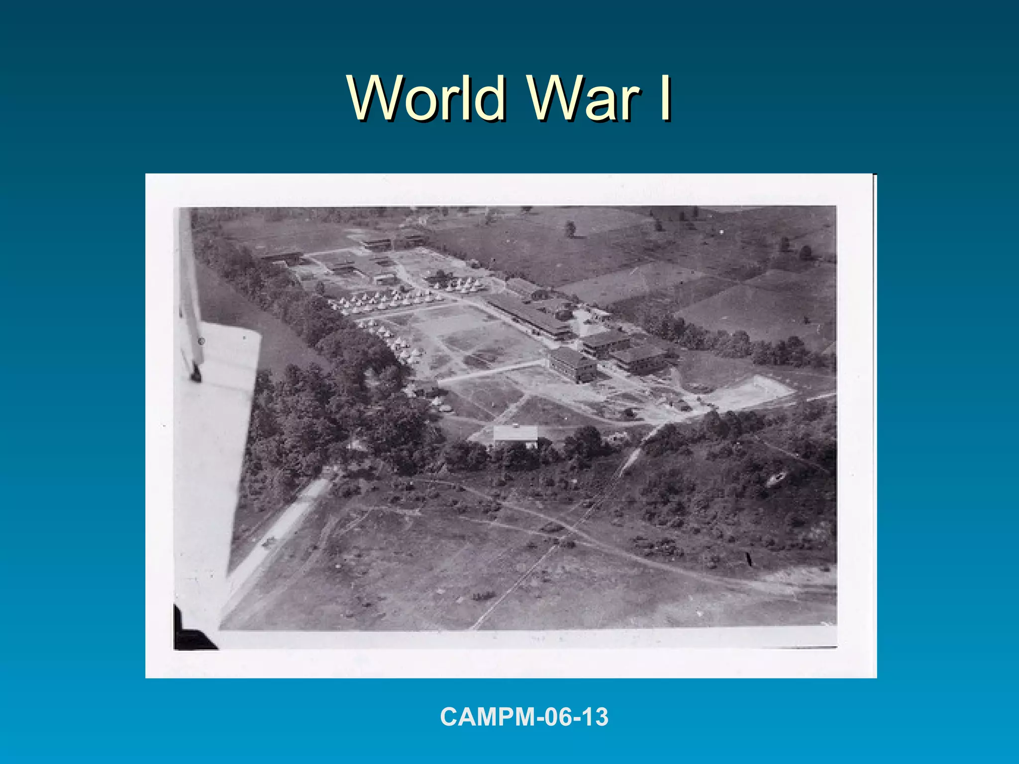 World War I CAMPM-06-13 