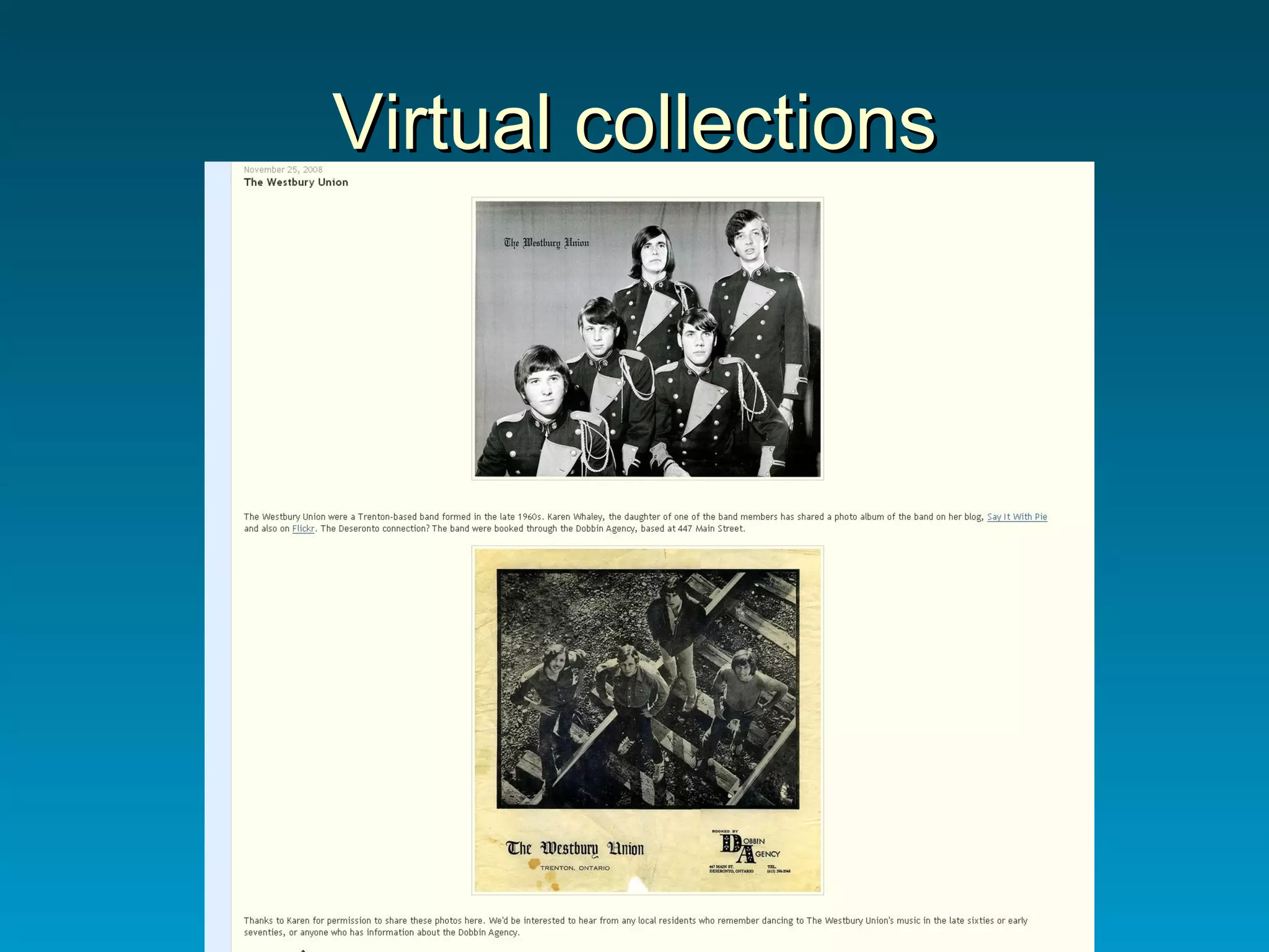 Virtual collections 