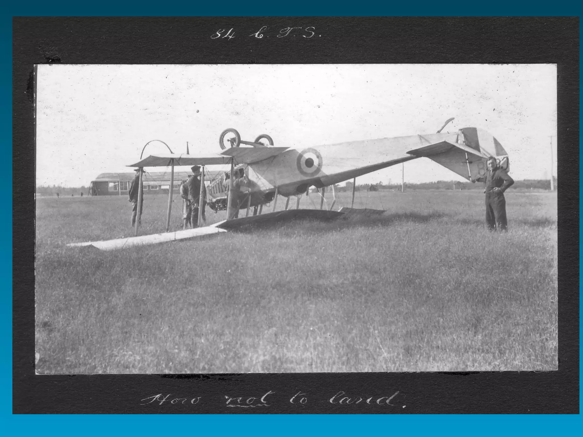 New digital materials WWI Royal Flying Corps camps Camp Mohawk images on Flickr and blog Email from son of one of the flight instructors at Camp Mohawk, mentioning a photograph album 