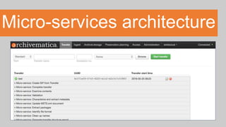 Micro-services architecture
 