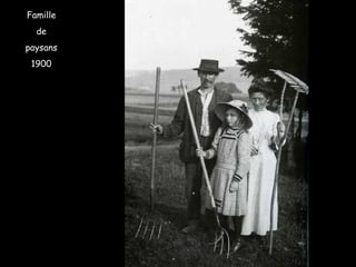 Famille
de
paysans
1900
 
