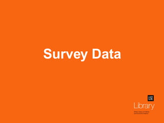 Survey Data 