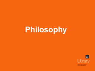 Philosophy 