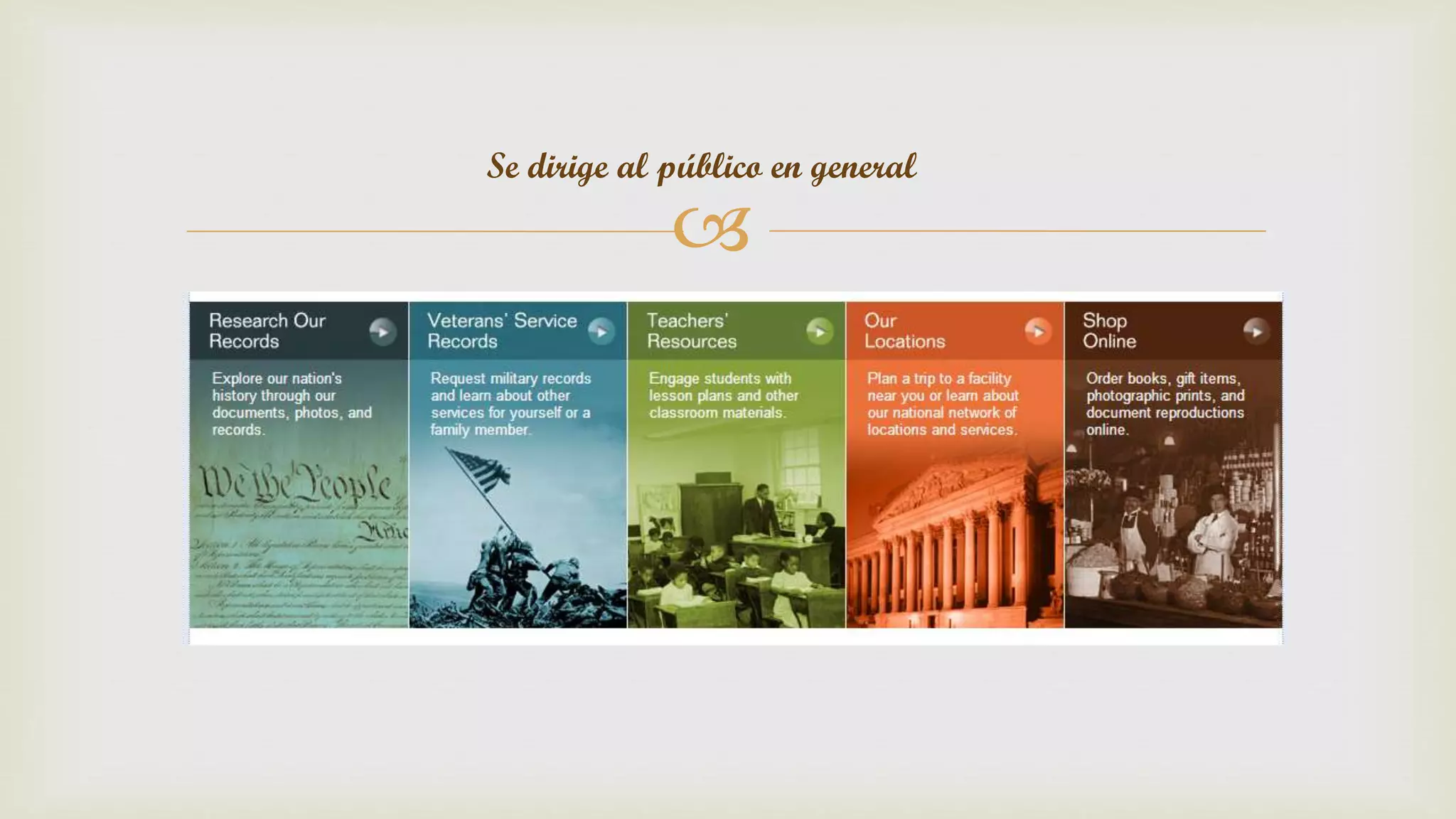 
Se dirige al público en general