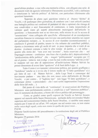 quest'ultimo produce a sua volta una memoria critica, con allegata una serie di
documenti tratti da agenzie informative li...