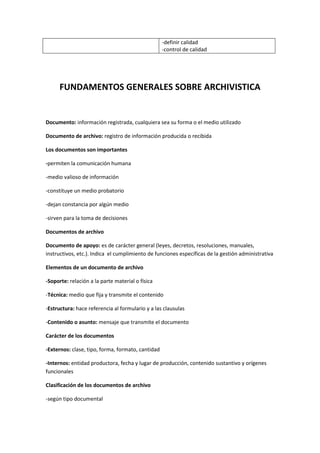 Archivistica