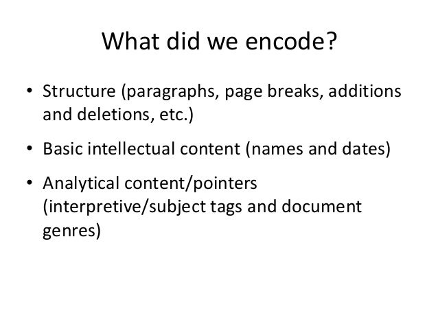 Text encoding explorer - analysislasopa