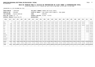 DIRECCION REGIONAL SECTORIAL DE EDUCACION - TACNA                                                                                                                                                    Página:       31
Ruc :20325722941
                                     HOJA DE TRABAJO PARA EL CALCULO DE PREPARACION DE CLASE SOBRE LA REMUNERACION TOTAL
                                                 CALCULO REALIZADO AL 35 %; Y AJUSTES DEL 16% A LOS D.U.090-1996, D.U.073-1997, D.U.011-1999

LIQUIDACION AL 31 DE DICIEMBRE DEL 2011

CODIGO MODULAR       : 1000441989                                 APELLIDOS Y NOMBRES: CONDORI PARI NILDA LIZBETH
NUMERO DE DNI        : 00441989                                   CENTRO DE TRABAJO      : CUNA JARDIN CLARITA GAMBETTA - PARA GRANDE
TIPO SERVIDOR        : Docente Nombrado                           CARGO                  : DIRECTOR
NIVEL MAG. ACTUAL: III - 30                                       PERIODO A ANALIZAR : 02/1991 - 07/2011
EXPEDIEN. PROCESO: Proceso N§ 2732                                OBSERVACIONES          :

   Meses    1991     1992     1993     1994     1995     1996      1997      1998     1999     2000     2001     2002     2003     2004     2005     2006     2007     2008     2009     2010      2011        Total



Enero                 17.40    60.40    84.90   166.45   168.44     224.32   289.13   289.13   364.32   364.32   382.03   382.03   417.03   457.28   492.28   525.36   525.36   525.36   525.36                6,260.90

Febrero       2.98    17.40    60.40    84.90   166.45   168.44     224.32   289.13   289.13   364.32   364.32   382.03   382.03   417.03   457.28   492.28   525.36   525.36   525.36   525.36                6,263.88

Marzo         2.98    17.40    60.40    84.90   166.45   168.44     224.32   289.13   289.13   364.32   364.32   382.03   382.03   417.03   457.28   492.28   525.36   525.36   525.36   525.36     525.36     6,789.24

Abril         2.98    17.40    60.40   121.65   166.45   168.44     224.32   289.13   364.32   364.32   364.32   382.03   382.03   417.03   457.28   492.28   525.36   525.36   525.36              525.36     6,375.82

Mayo          2.98    17.40    84.90   121.65   166.45   168.44     224.32   289.13   364.32   364.32   364.32   382.03   417.03   441.53   481.78   509.43   525.36   525.36   525.36              525.36     6,501.47

Junio         2.98    17.40    84.90   121.65   166.45   168.44     224.32   289.13   364.32   364.32   364.32   382.03   417.03   441.53   481.78   509.43   525.36   525.36   525.36              525.36     6,501.47

Julio         2.98    17.40    84.90   121.65   166.45   168.44     224.32   289.13   364.32   364.32   364.32   382.03   417.03   441.53   481.78   509.43   525.36   525.36   525.36              525.36     6,501.47

Agosto        2.98    38.40    84.90   121.65   168.44   168.44     289.13   289.13   364.32   364.32   364.32   382.03   417.03   457.28   492.28   509.43   525.36   525.36   525.36                         6,090.16

Setiembre     2.98    38.40    84.90   121.65   168.44   168.44     289.13   289.13   364.32   364.32   382.03   382.03   417.03   457.28   492.28   525.36   525.36   525.36   525.36                         6,123.80

Octubre       2.98    38.40    84.90   166.45   168.44   168.44     289.13   289.13   364.32   364.32   382.03   382.03   417.03   457.28   492.28   525.36   525.36   525.36   525.36                         6,168.60

Noviembre     9.02    38.40    84.90   166.45   168.44   224.32     289.13   289.13   364.32   364.32   382.03   382.03   417.03   457.28   492.28   525.36   525.36   525.36   525.36                         6,230.52

Diciembre     9.02    38.40    84.90   166.45   168.44   224.32     289.13   289.13   364.32   364.32   382.03   382.03   417.03   457.28   492.28   525.36   525.36   525.36   525.36                         6,230.52

Usuario      44.86   313.80   920.80 1,483.95 2,007.35 2,133.04 3,015.89 3,469.56 4,146.27 4,371.84 4,442.68 4,584.36 4,864.36 5,279.11 5,735.86 6,108.28 6,304.32 6,304.32 6,304.32 1,576.08     2,626.80 76,037.85

Essalud       4.04    28.24    82.87   133.56   180.66   191.97     271.43   312.26   373.16   393.47   399.84   412.59   412.59   412.59   412.59   412.59   412.59   412.59   412.59   412.59     412.59     5,947.10

TOTAL        48.90   342.04 1,003.67 1,617.51 2,188.01 2,325.01 3,287.32 3,781.82 4,519.43 4,765.31 4,842.52 4,996.95 5,276.95 5,691.70 6,148.45 6,520.87 6,716.91 6,716.91 6,716.91 1,988.67     3,039.39 81,984.95
 