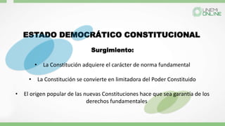 FORMAS DEL ESTADO Y LA CONSTIRUCION EN EL ORDENAMIENTO JURIDICO | PPTX
