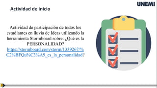 Psicología de la personalidad.3er semestre unemi | PPTX