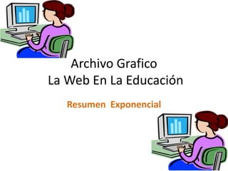 Archivo Grafico 
La Web En La Educación 
Resumen Exponencial 
 