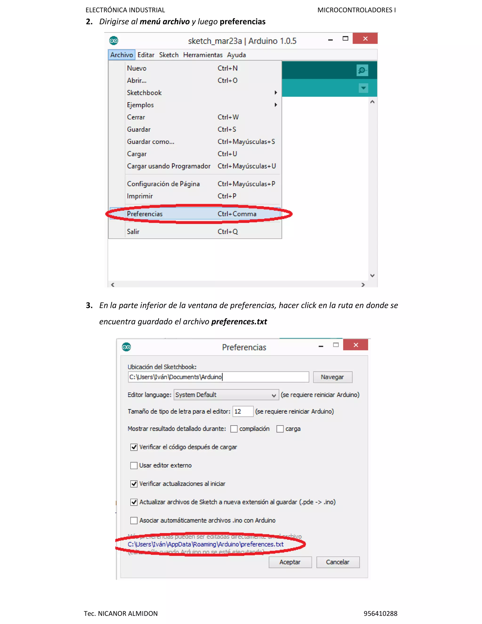 Archivo hex en arduino | PDF