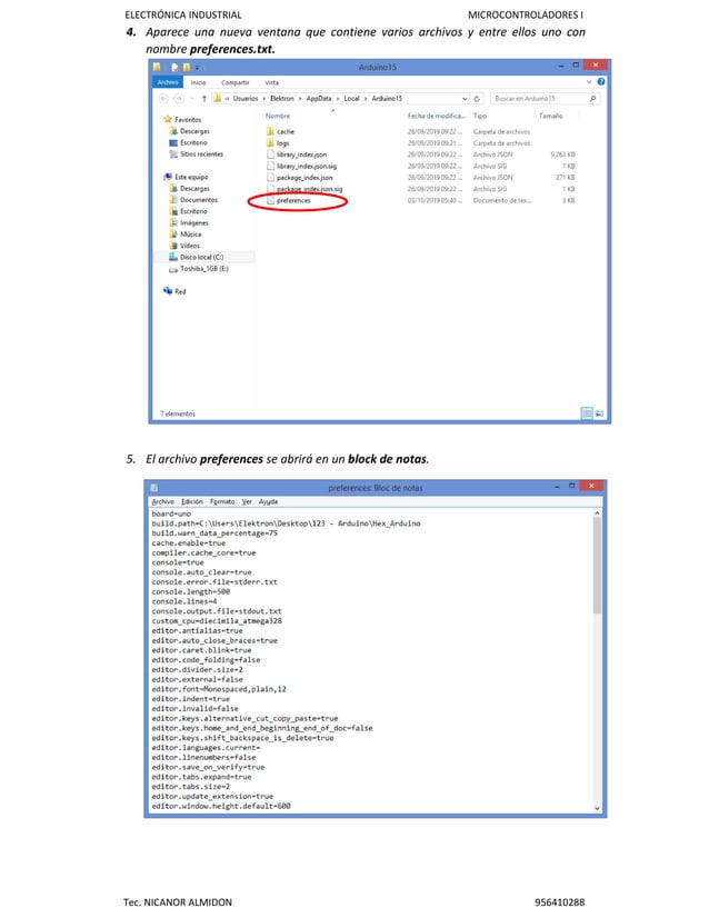 Archivo hex en arduino | PDF