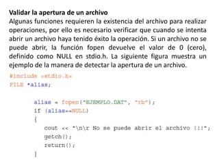 Archivos C++ | PPTX