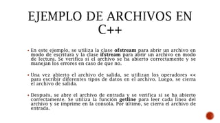 Archivos en C++ para el desarrollo de Estructuras | PDF