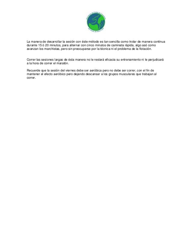Archivosentrenamiento para maraton Archivosentrenamiento para maraton