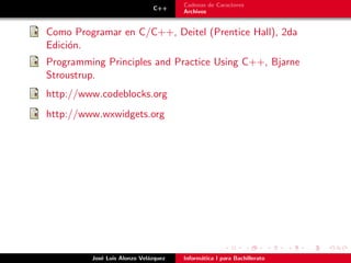 uso de archivos y cadenas en lenguaje de programacion c | PDF