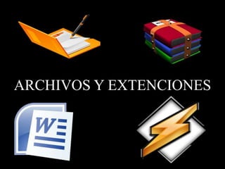 ARCHIVOS Y EXTENCIONES 