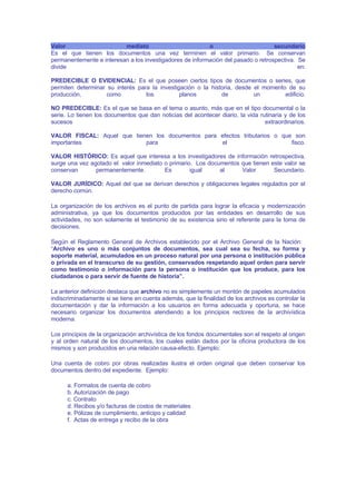 Archivo Y Clases De Documentos