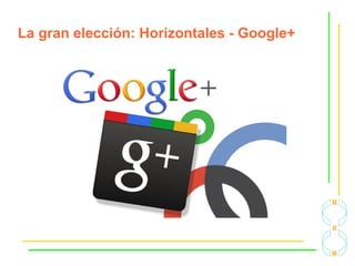 La gran elección: Horizontales - Google+
 