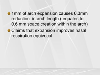 Arch lengthening and expansion.ppt