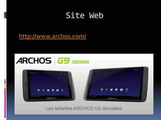 Site Webhttp://www.archos.com/