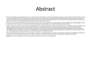 Psychology and Architecture in Cities: Phallic Architecture | PPT