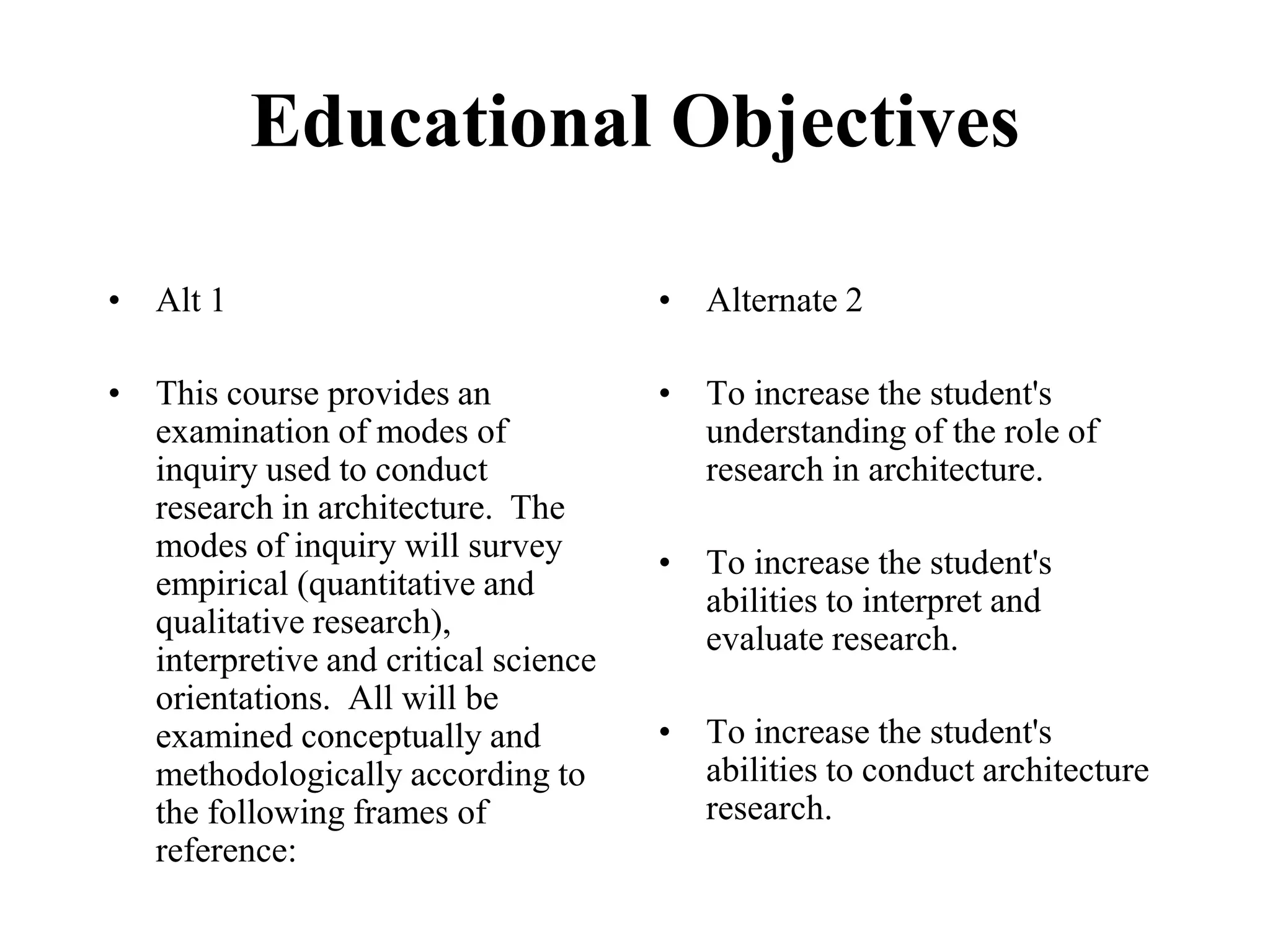 Arch Research Methods Pdf