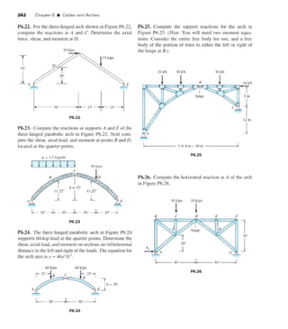 تصميم الجسور القوسية والكبلات- امثلة محلولة- arches - cables.pdf