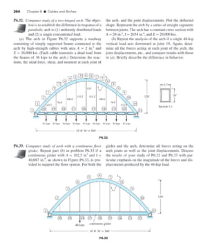 تصميم الجسور القوسية والكبلات- امثلة محلولة- arches - cables.pdf