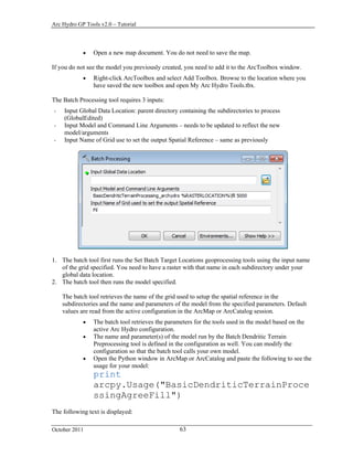 Arc hydro gp tools 2.0 tutorial | PDF