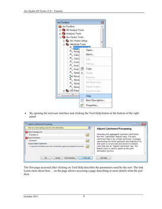 Arc hydro gp tools 2.0 tutorial | PDF