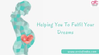 www.arcivfindia.com
Helping You To Fulfil Your
Dreams
 