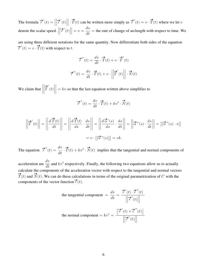 Arc Lengthparametrization