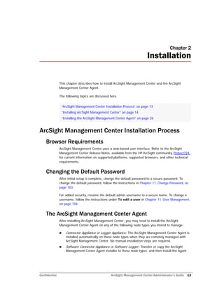 ArcSight Management Center 1.0 Administrator's Guide | PDF